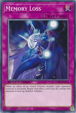 Memory Loss (SGX1-ENG19) - Speed Duel GX: Duel Academy Box 1st Edition