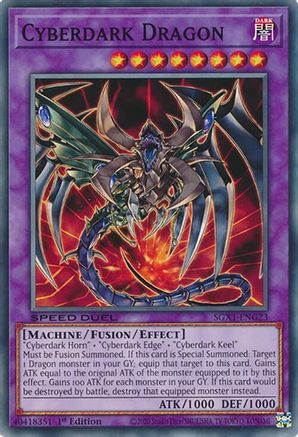 Cyberdark Dragon (SGX1-ENG23) - Speed Duel GX: Duel Academy Box 1st Edition