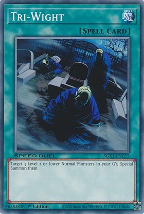 Tri-Wight (SGX1-ENC15) - Speed Duel GX: Duel Academy Box 1st Edition