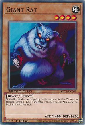 Giant Rat (SGX1-END03) - Speed Duel GX: Duel Academy Box 1st Edition