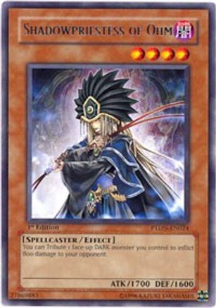 Shadowpriestess of Ohm (PTDN-EN024) - Phantom Darkness 1st Edition