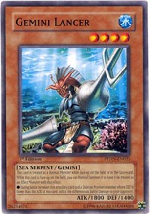 Gemini Lancer (PTDN-EN025) - Phantom Darkness 1st Edition