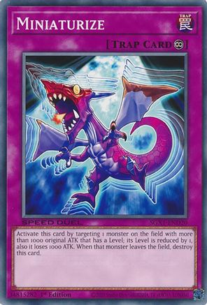 Miniaturize (SGX1-END20) - Speed Duel GX: Duel Academy Box 1st Edition