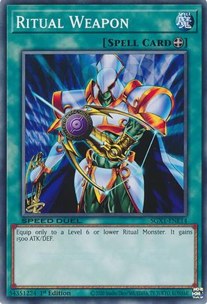 Ritual Weapon (SGX1-ENE14) - Speed Duel GX: Duel Academy Box 1st Edition