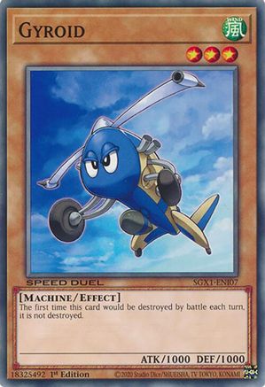Gyroid (SGX1-ENI07) - Speed Duel GX: Duel Academy Box 1st Edition