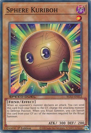 Sphere Kuriboh (SGX1-ENI12) - Speed Duel GX: Duel Academy Box 1st Edition