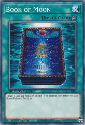 Book of Moon (SGX1-ENI15) - Speed Duel GX: Duel Academy Box 1st Edition