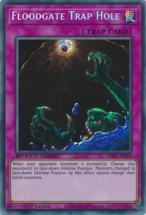 Floodgate Trap Hole (Secret Rare) (SGX1-ENI23) - Speed Duel GX: Duel Academy Box 1st Edition