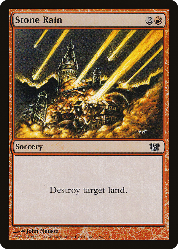 Stone Rain (8ED-225) - 8th Edition Foil