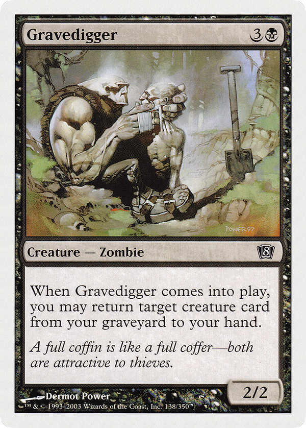 Gravedigger (8ED-138) - 8th Edition