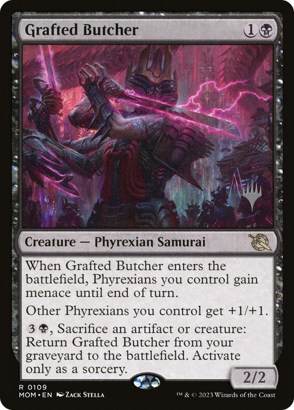 Grafted Butcher (PPMOM-109) - March of the Machine Promos Foil