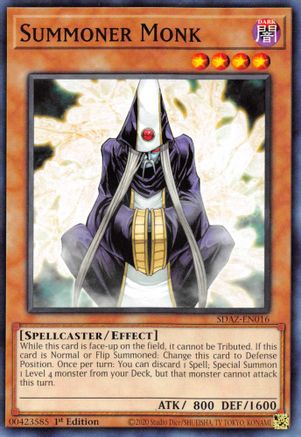 Summoner Monk (SDAZ-EN016) - Structure Deck: Albaz Strike 1st Edition