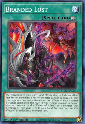 Branded Lost (SDAZ-EN020) - Structure Deck: Albaz Strike 1st Edition