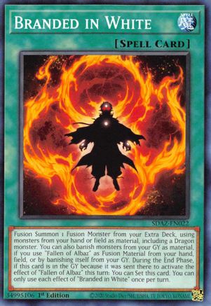 Branded in White (SDAZ-EN022) - Structure Deck: Albaz Strike 1st Edition