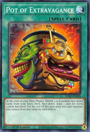 Pot of Extravagance (SDAZ-EN028) - Structure Deck: Albaz Strike 1st Edition