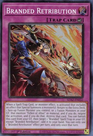 Branded Retribution (SDAZ-EN032) - Structure Deck: Albaz Strike 1st Edition