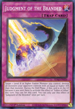 Judgment of the Branded (SDAZ-EN034) - Structure Deck: Albaz Strike 1st Edition