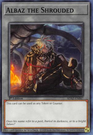 Albaz the Shrouded (SDAZ-EN047) - Structure Deck: Albaz Strike 1st Edition
