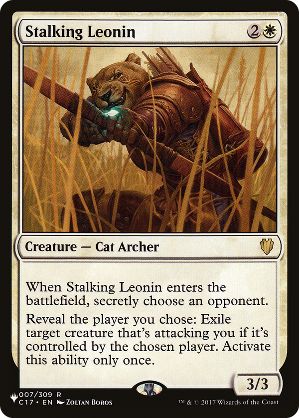 Stalking Leonin (LIST-C17-7) - The List
