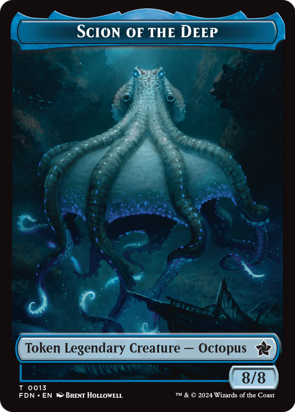 Scion of the Deep (TFDN-013) - Foundations Tokens Foil