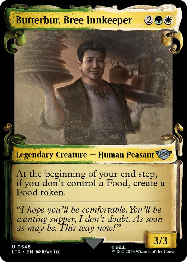 Butterbur, Bree Innkeeper (Showcase Scrolls) (LTR-648) - The Lord of the Rings: Tales of Middle-earth: (Showcase)