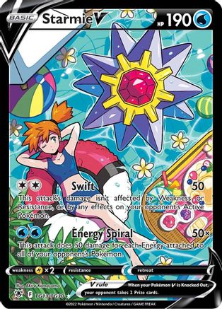Starmie V TG13  - Holofoil SWSH10 Astral Radiance Trainer Gallery - Ultra Rare (74279286)