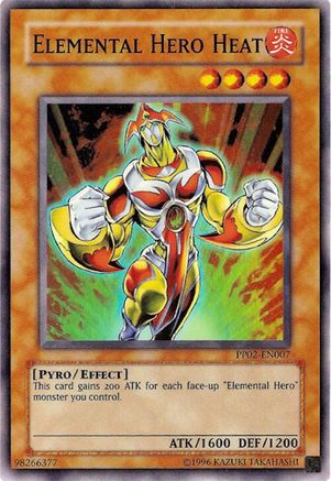 Elemental Hero Heat (PP02-EN007) - Premium Pack 2 Unlimited