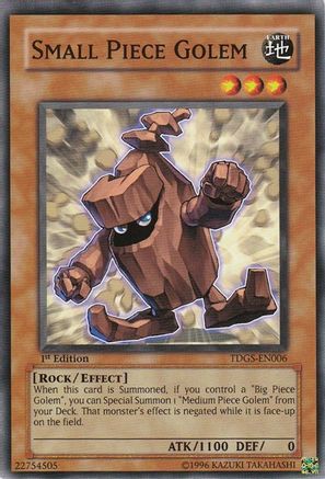 Small Piece Golem (TDGS-EN006) - The Duelist Genesis Unlimited