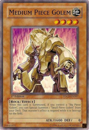Medium Piece Golem (TDGS-EN007) - The Duelist Genesis 1st Edition