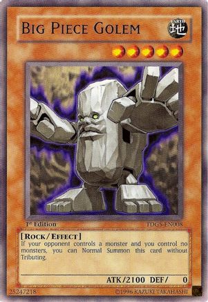 Big Piece Golem (TDGS-EN008) - The Duelist Genesis 1st Edition