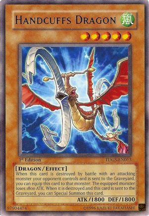 Handcuffs Dragon (TDGS-EN013) - The Duelist Genesis Unlimited