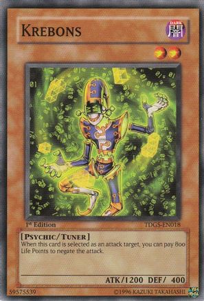 Krebons (TDGS-EN018) - The Duelist Genesis 1st Edition
