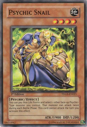 Psychic Snail (TDGS-EN021) - The Duelist Genesis 1st Edition