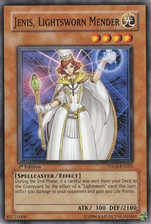 Jenis, Lightsworn Mender (TDGS-EN025) - The Duelist Genesis 1st Edition