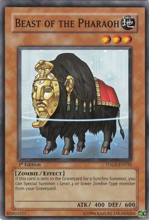 Beast of the Pharaoh (TDGS-EN032) - The Duelist Genesis Unlimited