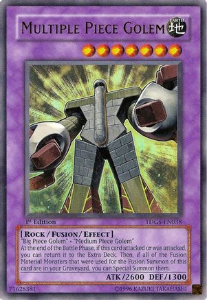 Multiple Piece Golem (TDGS-EN038) - The Duelist Genesis 1st Edition