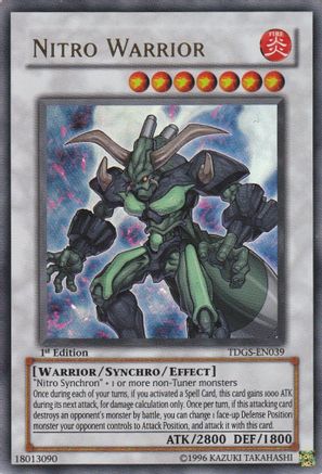 Nitro Warrior (TDGS-EN039) - The Duelist Genesis Unlimited