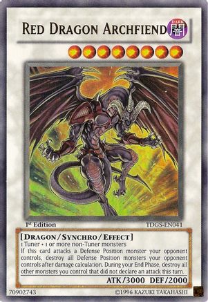 Red Dragon Archfiend (TDGS-EN041) - The Duelist Genesis Unlimited