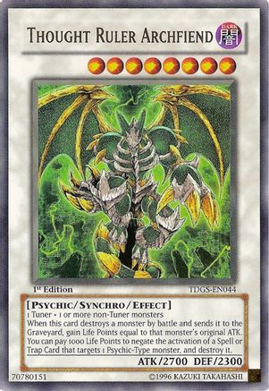Thought Ruler Archfiend (TDGS-EN044) - The Duelist Genesis Unlimited
