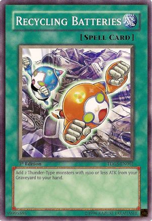 Recycling Batteries (TDGS-EN061) - The Duelist Genesis Unlimited