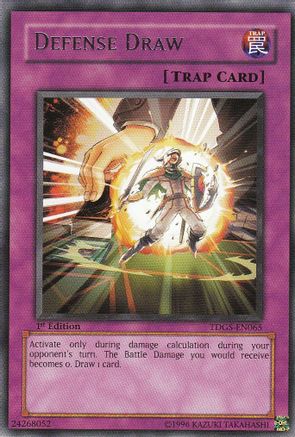 Defense Draw (TDGS-EN065) - The Duelist Genesis 1st Edition