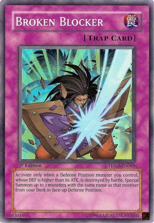 Broken Blocker (TDGS-EN069) - The Duelist Genesis 1st Edition