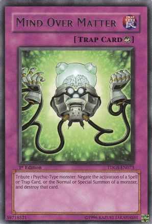 Mind Over Matter (TDGS-EN073) - The Duelist Genesis Unlimited