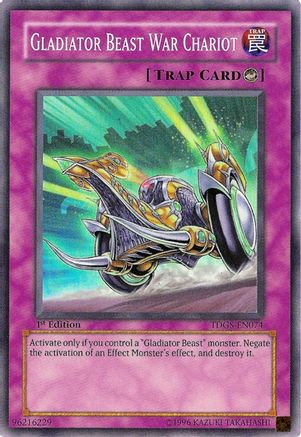 Gladiator Beast War Chariot (TDGS-EN074) - The Duelist Genesis 1st Edition