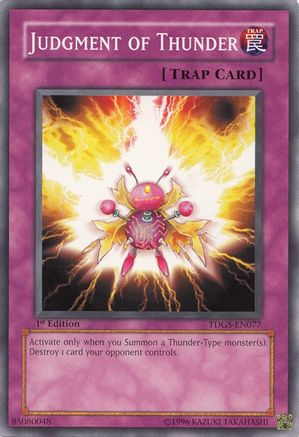 Judgment of Thunder (TDGS-EN077) - The Duelist Genesis Unlimited