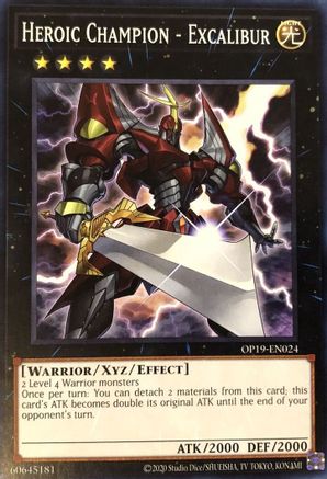 Heroic Champion - Excalibur (OP19-EN024) - OTS Tournament Pack 19 Unlimited