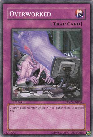 Overworked (TDGS-EN080) - The Duelist Genesis 1st Edition
