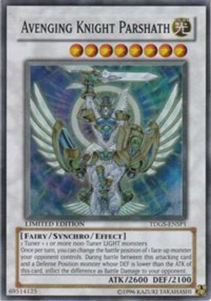 Avenging Knight Parshath (TDGS-ENSP1) (TDGS-ENSP1) - The Duelist Genesis Limited