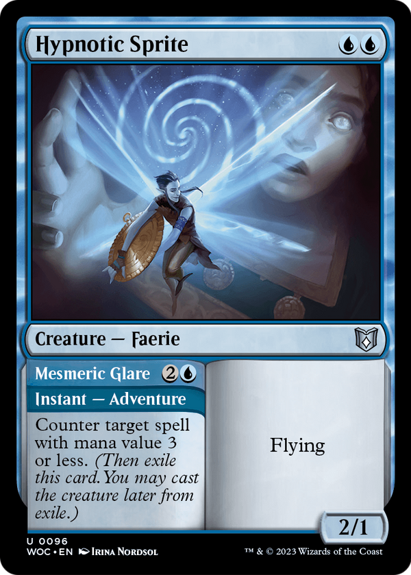 Hypnotic Sprite (WOC-096) - Wilds of Eldraine Commander