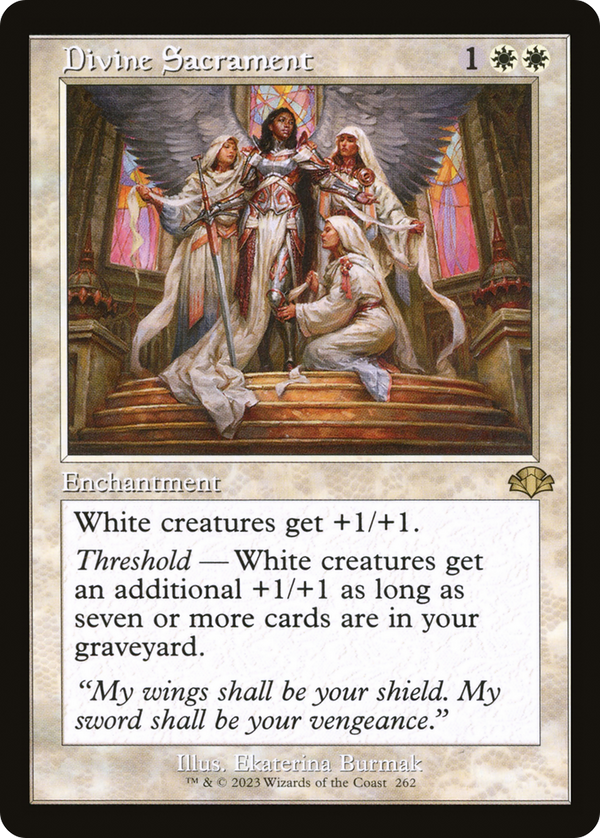 Divine Sacrament (Retro Frame) (DMR-262) - Dominaria Remastered